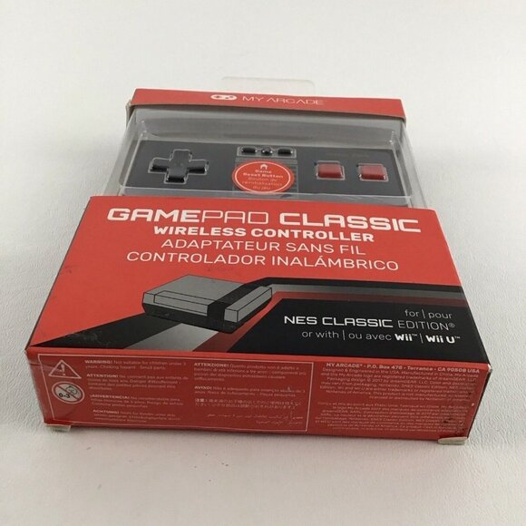 My Arcade GamePad Classic Wireless Controller NES Wii Compatible Video Gaming - Picture 2 of 6
